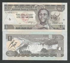 ETIOPIA ETHIOPIA 1 BIRR 2006 UNC [1] P-46d , necirculata foto