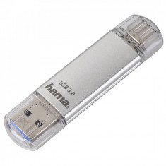 Memorie USB Hama C-Laeta 16GB USB 3.1/3.0 Grey foto