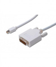 ASM Cablu adaptor Displayport 1.1a miniDP la DVI-D 3m white foto