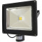 Proiector LED exterior ART 50W IP65 lumina alba 4000K black cu senzor de miscare