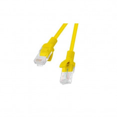 Cablu UTP Lanberg Patchcord Cat 5e 10m Galben foto