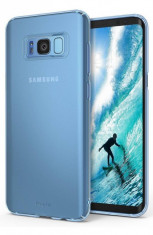Husa Protectie Spate Ringke Slim Frost Blue pentru Samsung Galaxy S8 Plus foto