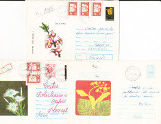 bnk ip Lot 7 intreguri postale 1974 - circulate - Plante medicinale foto