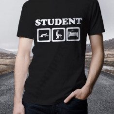 Tricou Student, Tricou Funny, Tricou personalizat,Tricou Fruit of the Loom foto