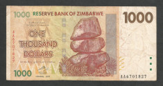 ZIMBABWE 1000 1.000 DOLARI DOLLARS 2007 [20] P-71 foto