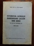 Istoricul Liceului Gheorghe Lazar din Sibiu 250 ani / R8P1S