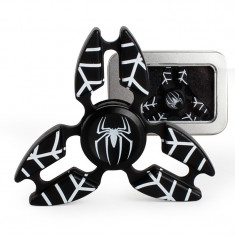 Jucarie Metalica Anti-Stres Fidget Spinner Triunghi Spiderman foto