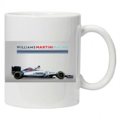 Cana personalizata WIlliams Formula 1 team, 40 Years , cana cafea, cana cadou, foto