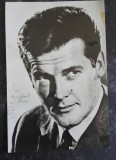 ARTISTI. ROGER MOORE. ILUSTRATA ALB-NEGRU MNH (C.P.33), Necirculata, Fotografie