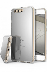 Husa Protectie Spate Ringke Mirror Silver plus folie protectie display pentru Huawei P10 foto