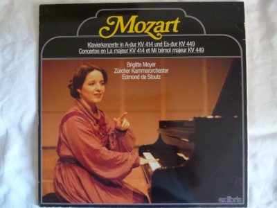 Mozart - kv 414, 449 - edmond de souza - vinyl foto