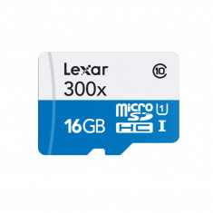 Card de memorie Lexar 300X micro SD 16 GB Clasa 10 UHS-I foto