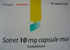 Sotret 10 mg pt. acnee, tratament pentru o luna foto