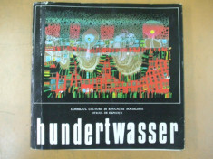 Hundertwasser F. pictura grafica catalog expozitie Bucuresti 1985 sala Dalles foto