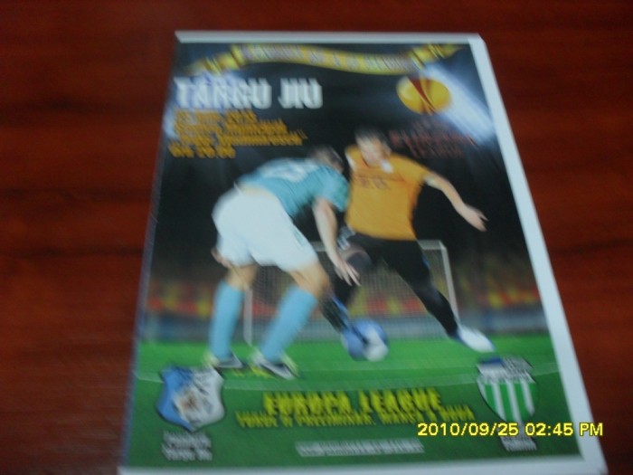 program Pandurii Tg. Jiu - Levadia Tallin