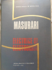 Masurari Electrice Si Electronice - E. Nicolau M. Belis ,399575 foto