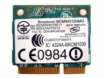 Modul WiFi Broadcom BCM94312HMG 802.11b/g Bcm4312 foto