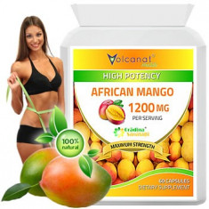 African Mango 1200 mg - Ajuta la Slabire si la Arderea Grasimii - 60 Capsule foto