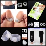 Set 2 Inele Magnetice Silicon Slabit, Anticelulita, Masaj Picioare, Detoxifiere, Indreptare Cracante