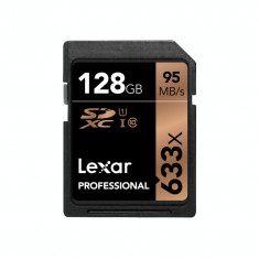 Card de memorie Lexar 633X SD 128 GB Clasa 10 UHS-I U3 foto