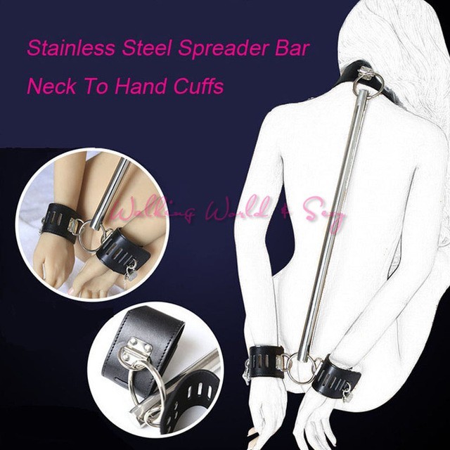 Wrist and Neck Bondage Restraint Bara Spreader Catuse Glezne Picioare Maini Gat foto mare Wrist and Neck Bondage Restraint Bara Spreader Catuse Glezne Picioare Maini Gat foto mare