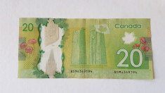 CANADA 20 DOLLARS foto