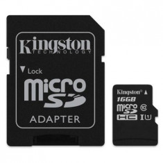 MICRO SD CARD 16GB CLASS 4 FARA ADAPTOR KINGS foto