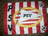 Steagul Suporterilor Echipei PSV Einhoven -Fotbal ,dim.100x72 cm ,material texti