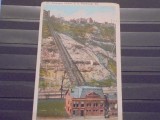 U. S. A. -PITTSBURG 1925 - CALE RULAJ FUNICULAR SI STATIE- CIRCULATA ., Printata