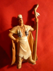 Figurina Saman Indian ,plastic , color ,h= 9 cm foto