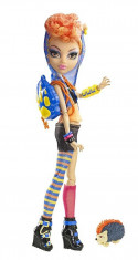 Papusa Monster High Howleen Wolf cu animalul arici si ghiozdan - original Mattel foto