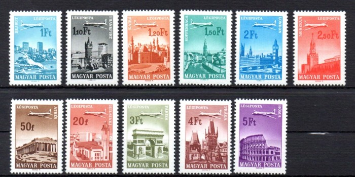 UNGARIA 1966, Aviatie, MNH, serie neuzata UNGARIA 1966, Aviatie, MNH, serie neuzata