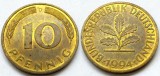 GERMANIA 10 PFENNIG 1994 D **