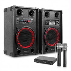 Sistem Karaoke &amp;quot;STAR-Neukolln&amp;quot;set de boxe activ/pasiv, set de microfon foto