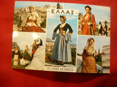 Ilustrata - Costume Populare - Grecia foto