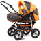 Carucior multifunctional Camarade - Orange cu Gri