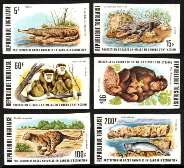 TOGO 1977 FAUNA COTA MICHEL 85 EURO