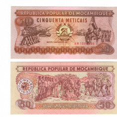 SV * Mozambic / Mosambique 50 METICAIS 1986 UNC