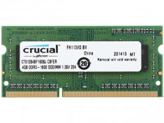 Ram laptop So-DIMM DDR3L PC3 12800/1600mhz 4GB /1.35V low V/ disponibil KIT 8GB foto