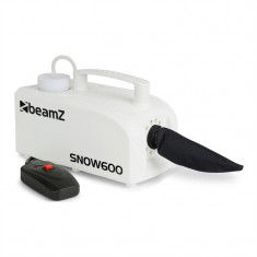 BEAMZ SNOW 600, 600 W, alb, aparat de zapada, volum 0,25 l, cablu de 5 m, telecomanda foto