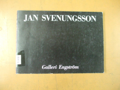 Jan Svenungsson arta vizuala expozitie Stockholm 1989 Engstrom foto