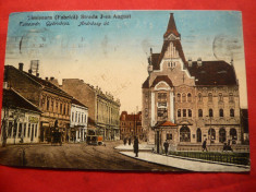 Ilustrata Timisoara - (Fabrica) Str.3 Aug. 1918 foto