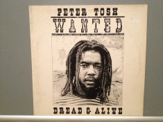 PETER TOSH - WANTED DREAD &amp;amp; ALIVE(1981/EMI /HOLLAND) - Vinil/Vinyl/Analog 100% foto