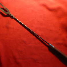 Teapa pt. friptura - instrument vechi de bucatarie , L= 53,2 cm