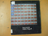 Expozitie video de steaguri 1985 Cincinatti SUA nam june paik video flag
