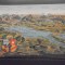 GERMANIA - 1906-HARTA BADENSEE CU VIRFURILE MUNTILOR CE O INCONJOARA-CIRCULATA