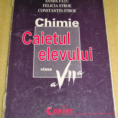 Chimie - manual clasa a VII a / Caietul Elevului - Fatu / Stroe
