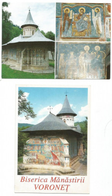 (A1)Lot- 5 carti postale-SUCEAVA-Manastirea Voronet foto