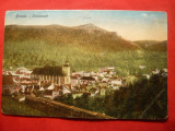 Ilustrata Brasov -Vedere generala 1918 ,color, Circulata, Printata