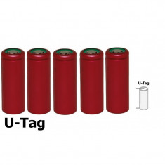 Sanyo UR18500F 1620mAh 1.62A Unprotected Continutul pachetului 5x, Tip Urechi de lipire in U foto